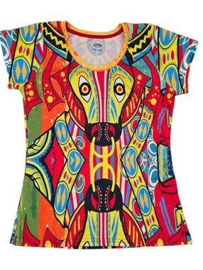 ​Rare Carnaval de Barranquilla El Torito Mask Graphic Tee Colombia Festival Size